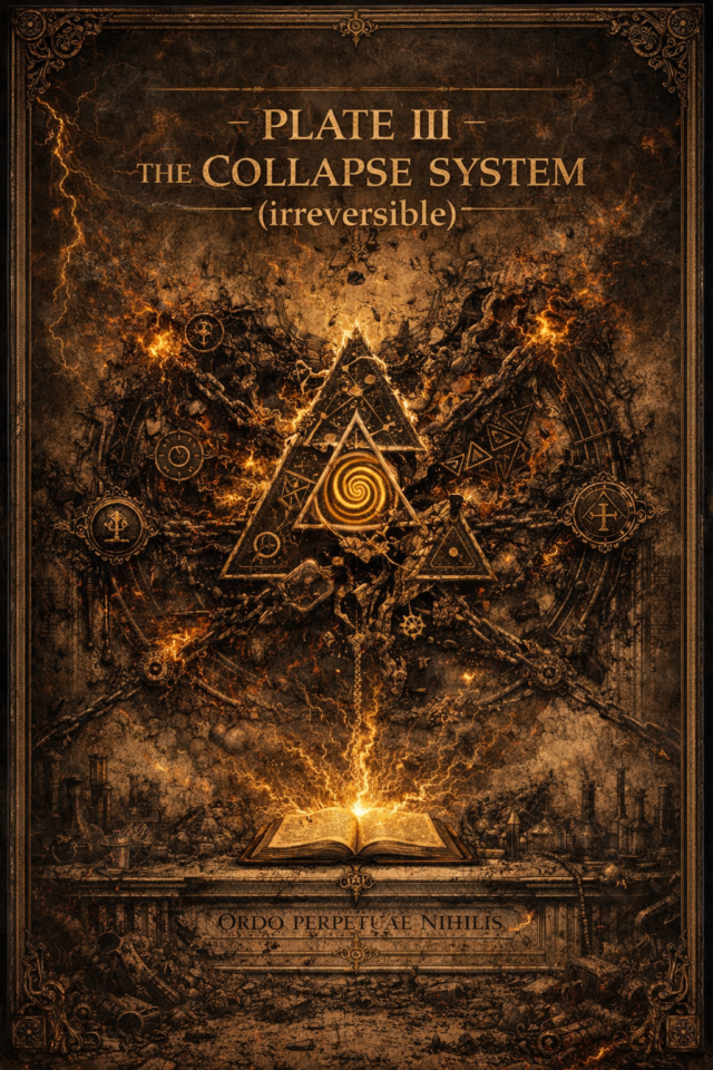 Plate III - The Collapse System